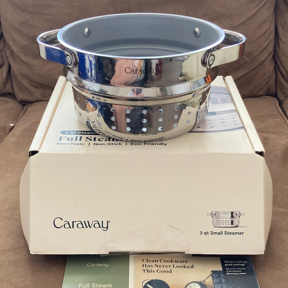 Caraway 3qt Stainless Steel Steamer